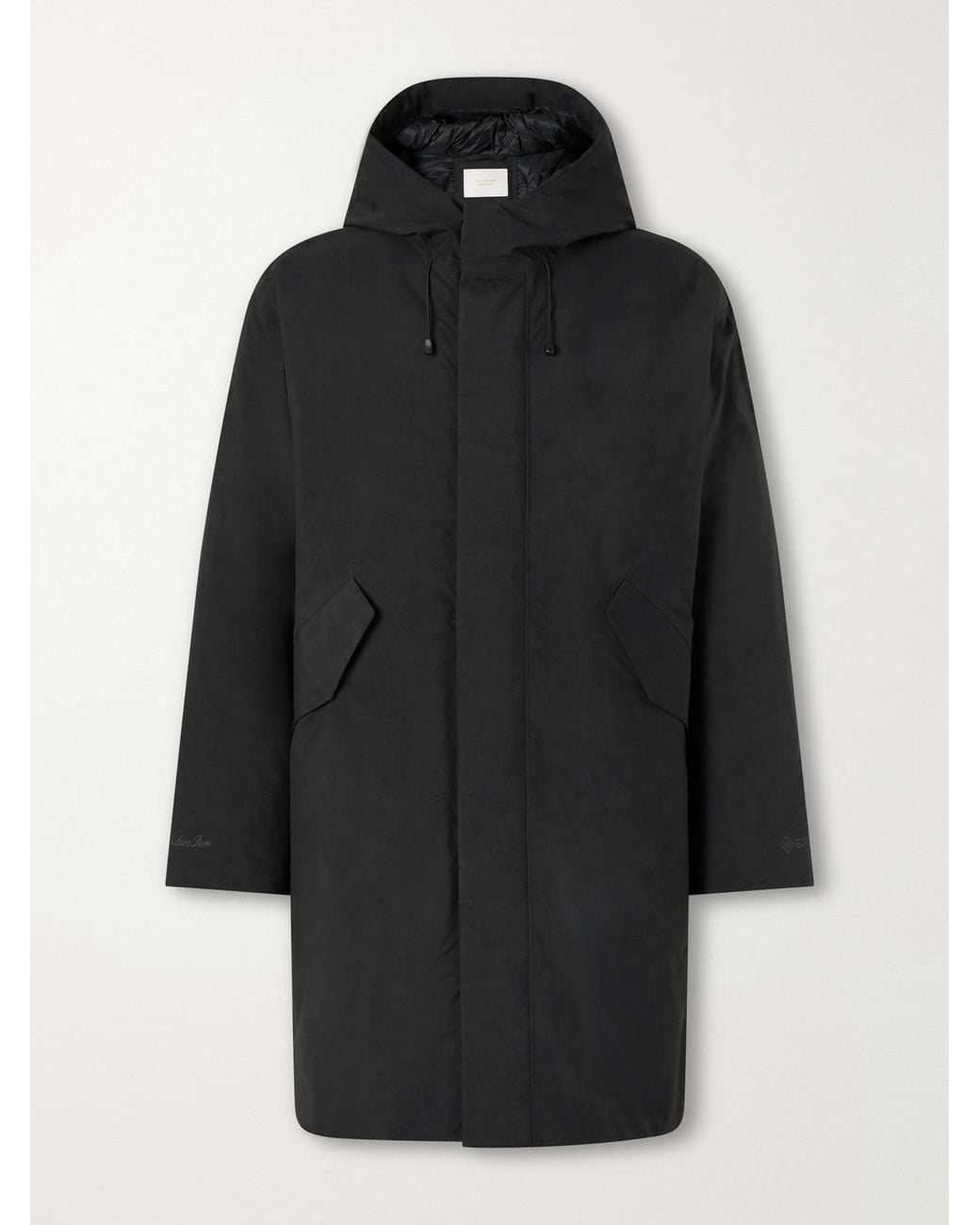 Double Up Shell Aimé Leon Dore Hooded Padded Gore-Tex Shell Parka in Black for Men | Lyst