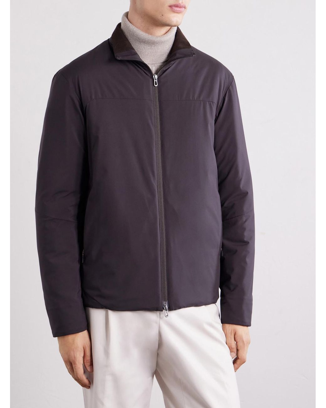 Sease Gray Shell Jacket for men