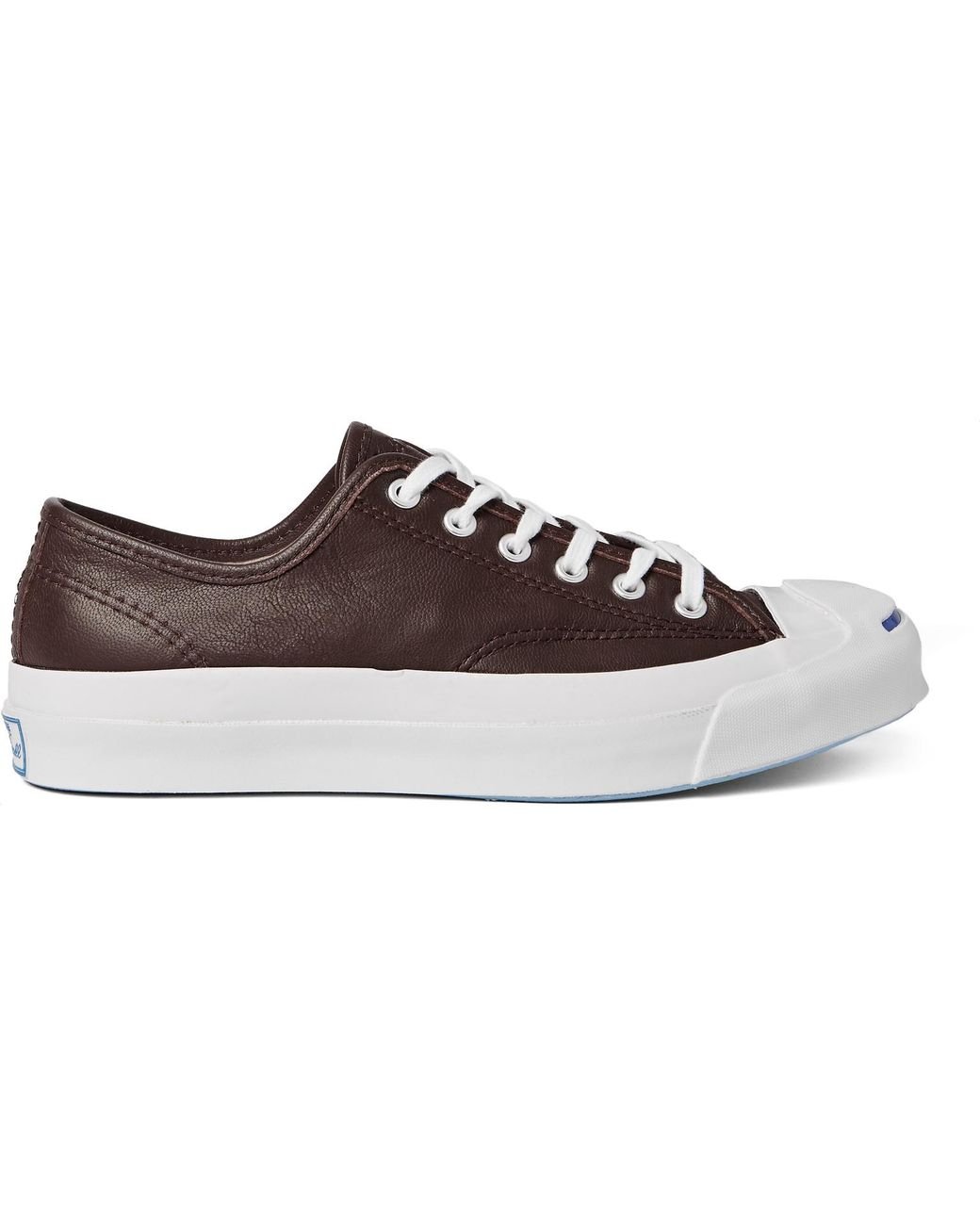 Converse jack clearance purcell leather trainers