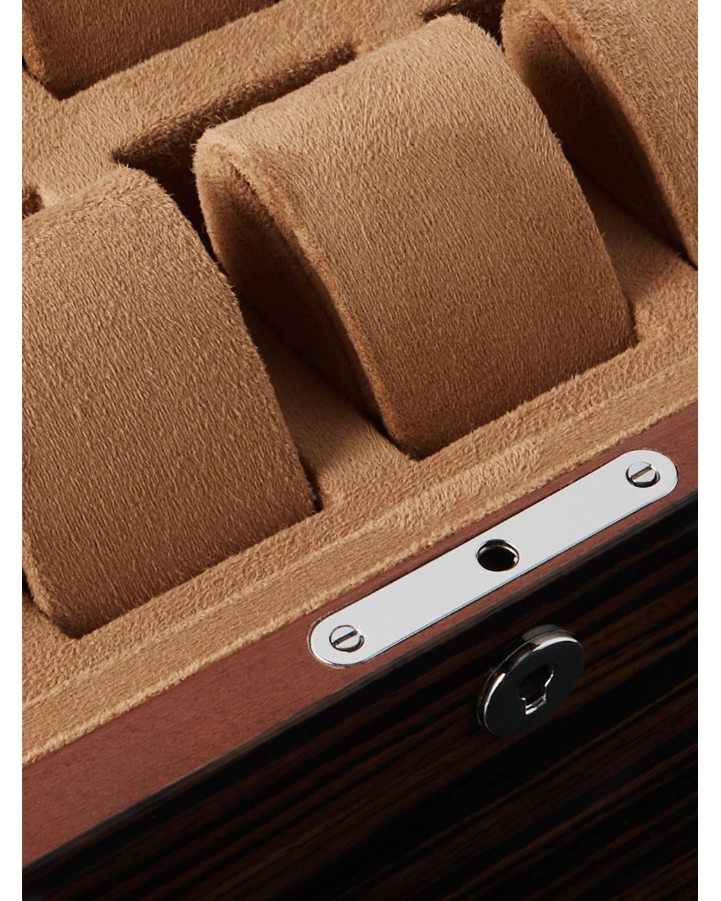 Rapport Brown Heritage Wood 16-piece Watch Box for men