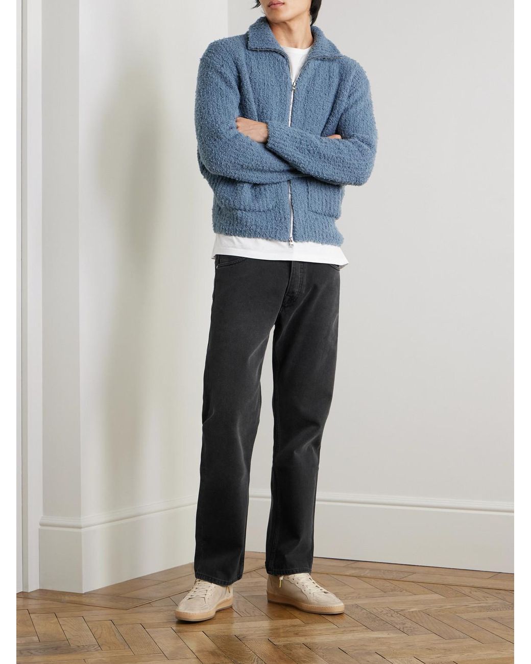 NN07 Black Sonny Straight-Leg Jeans for men