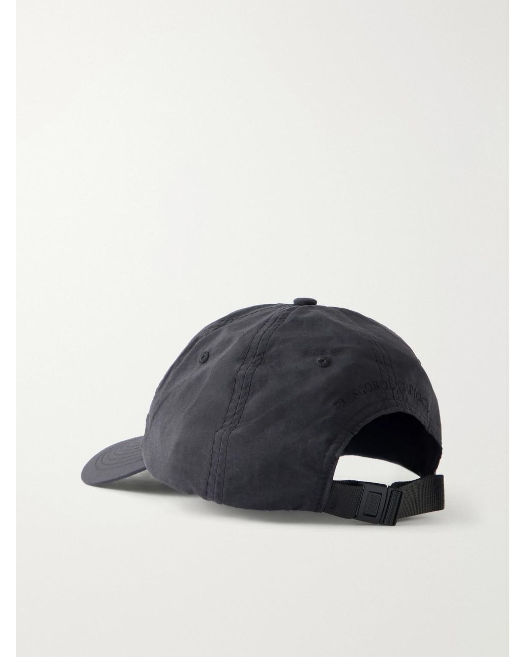 Frescobol Carioca Black Logo-Appliquéd Shell Baseball Cap for men