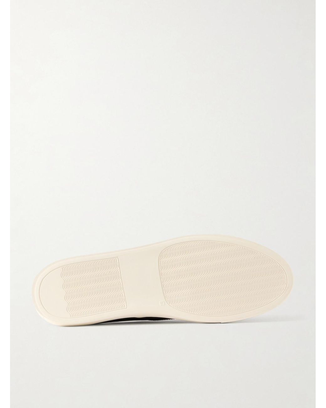 Common Projects White Deck Full-Grain Leather Sneakers for men
