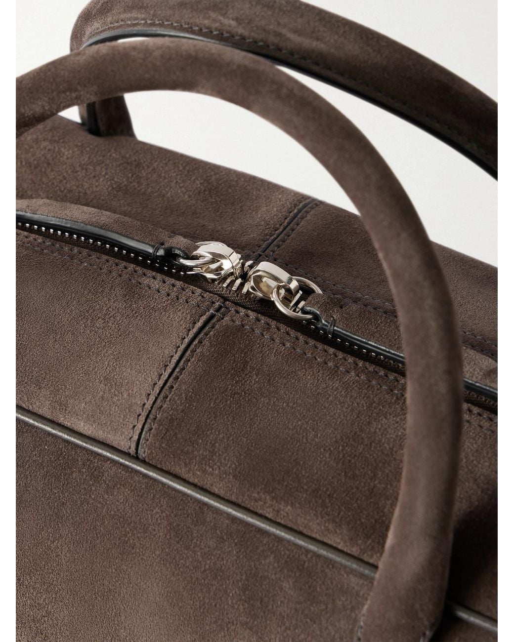 Closer Suede Weekend Bag di Metier in Brown da Uomo