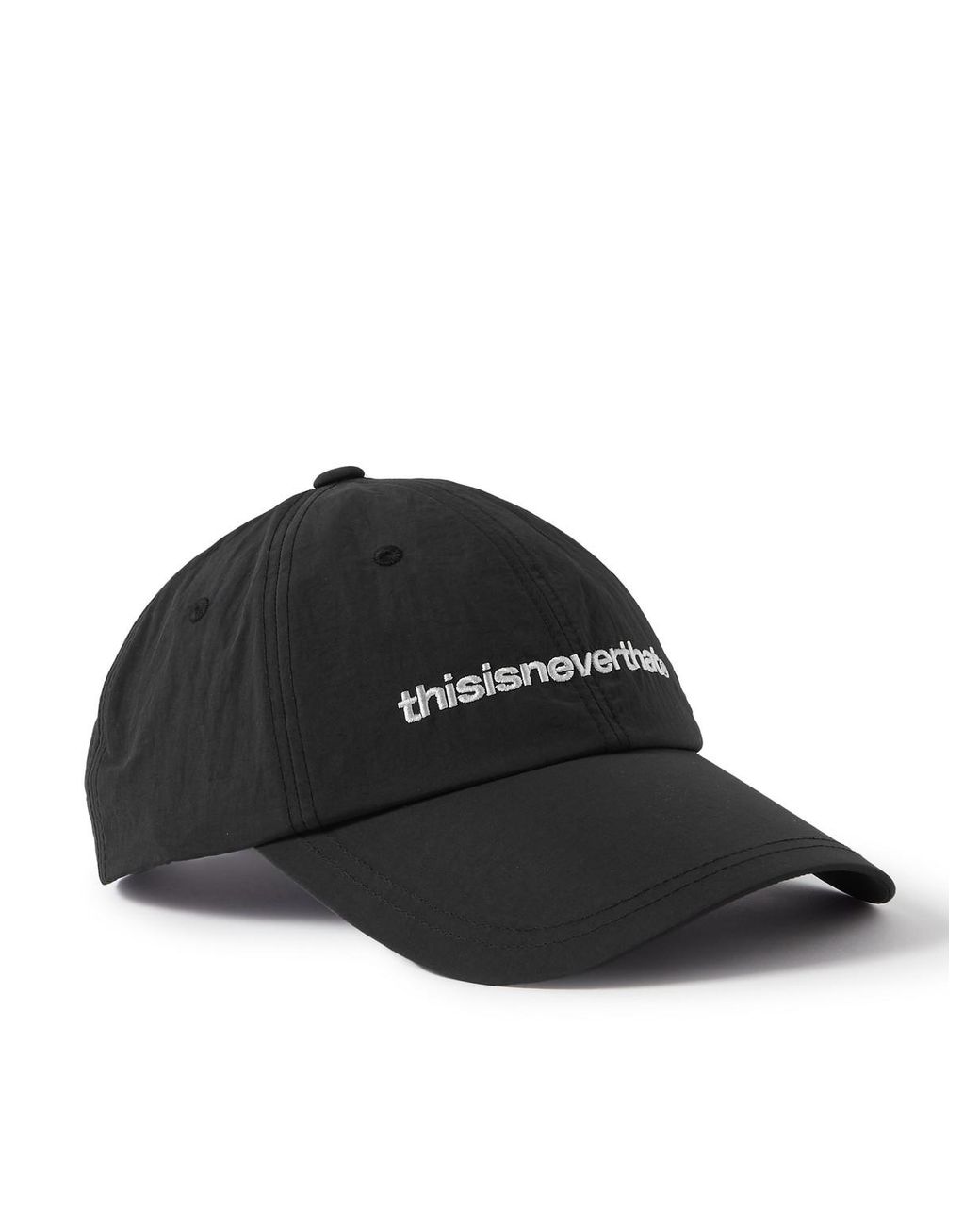 thisisneverthat Logo-embroidered Shell Baseball Cap in Black for