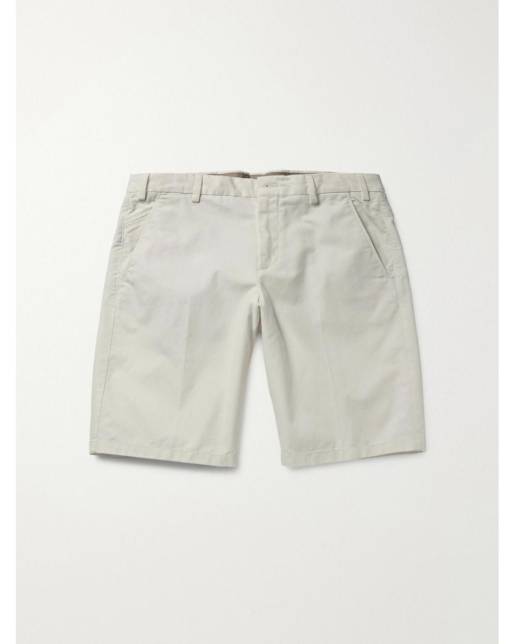 Loro Piana Multicolor Stretch-Cotton Bermuda Shorts for men