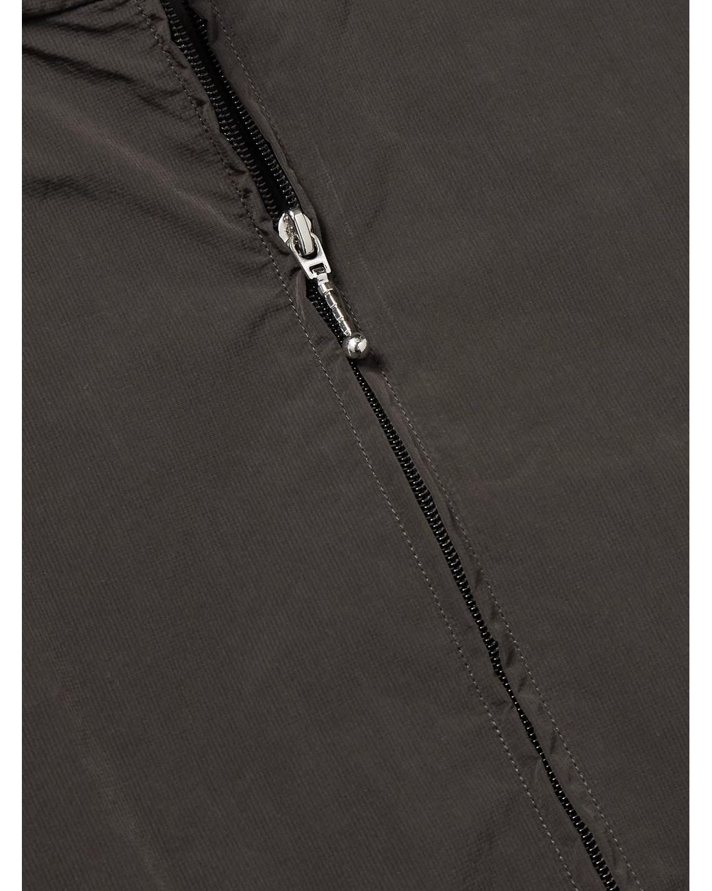 Agolde Gray Marshall Crinkled-Shell Bomber Jacket for men