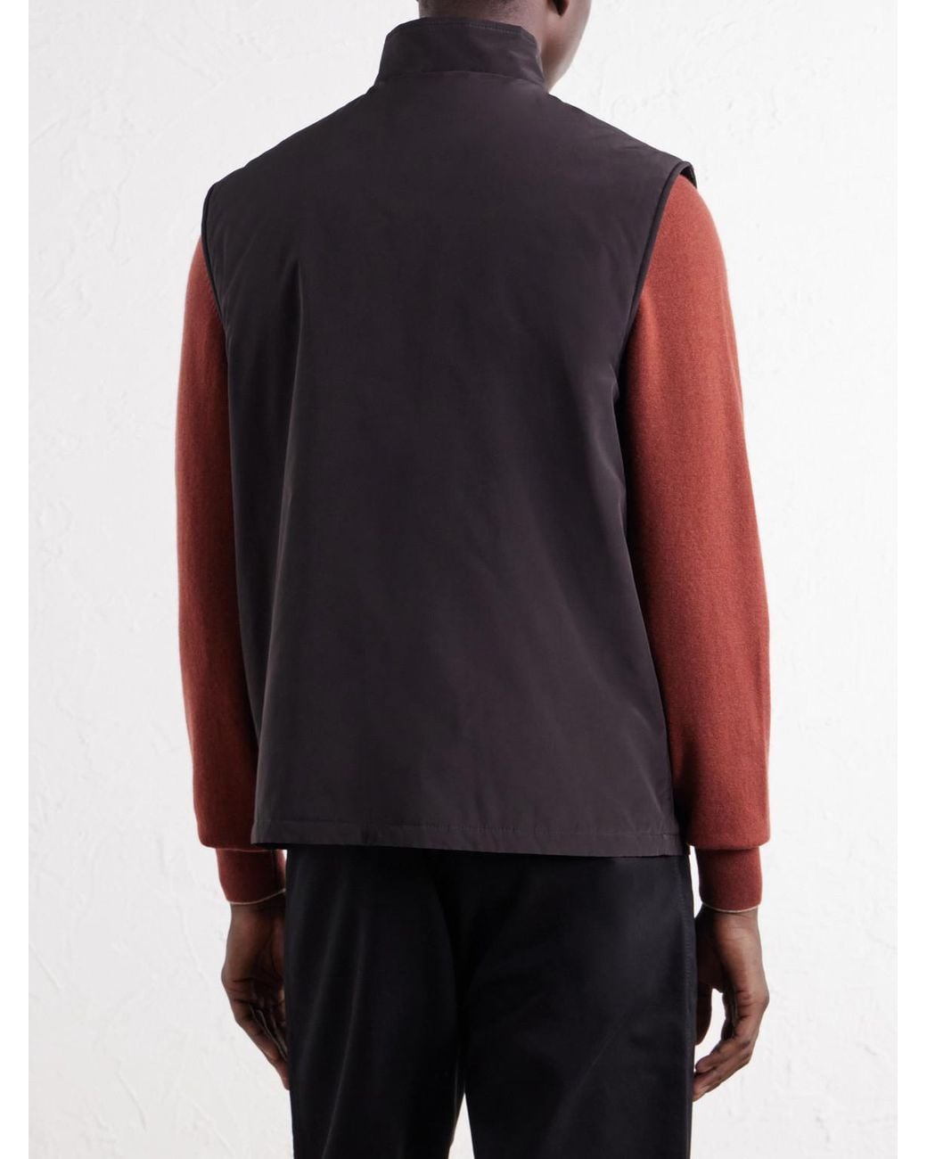 Brunello Cucinelli Blue Padded Shell Gilet for men