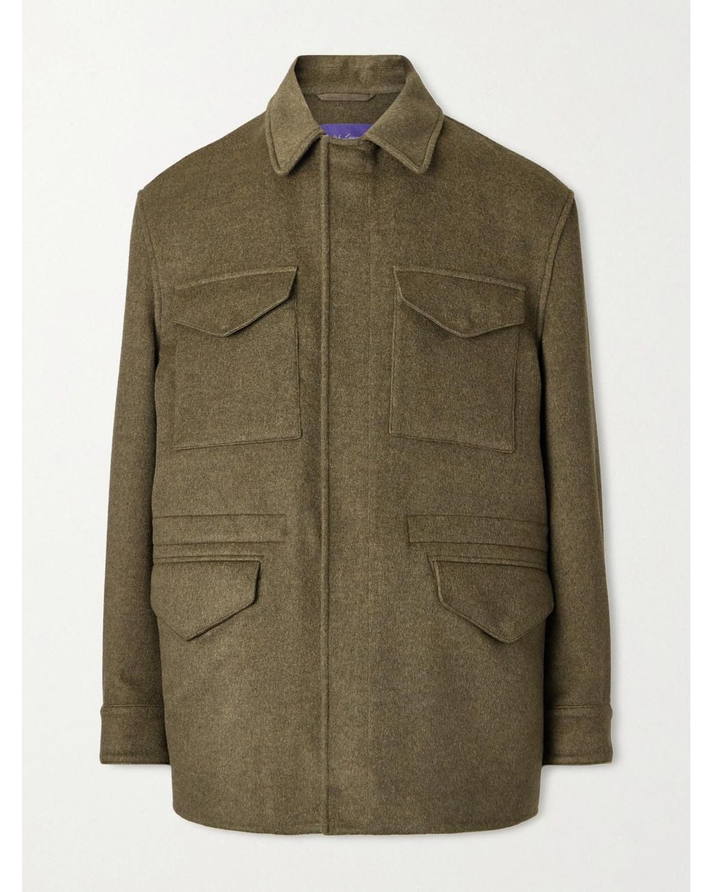 Ralph Lauren Green Ripley Wool And Cashmere-Blend Jacket for men