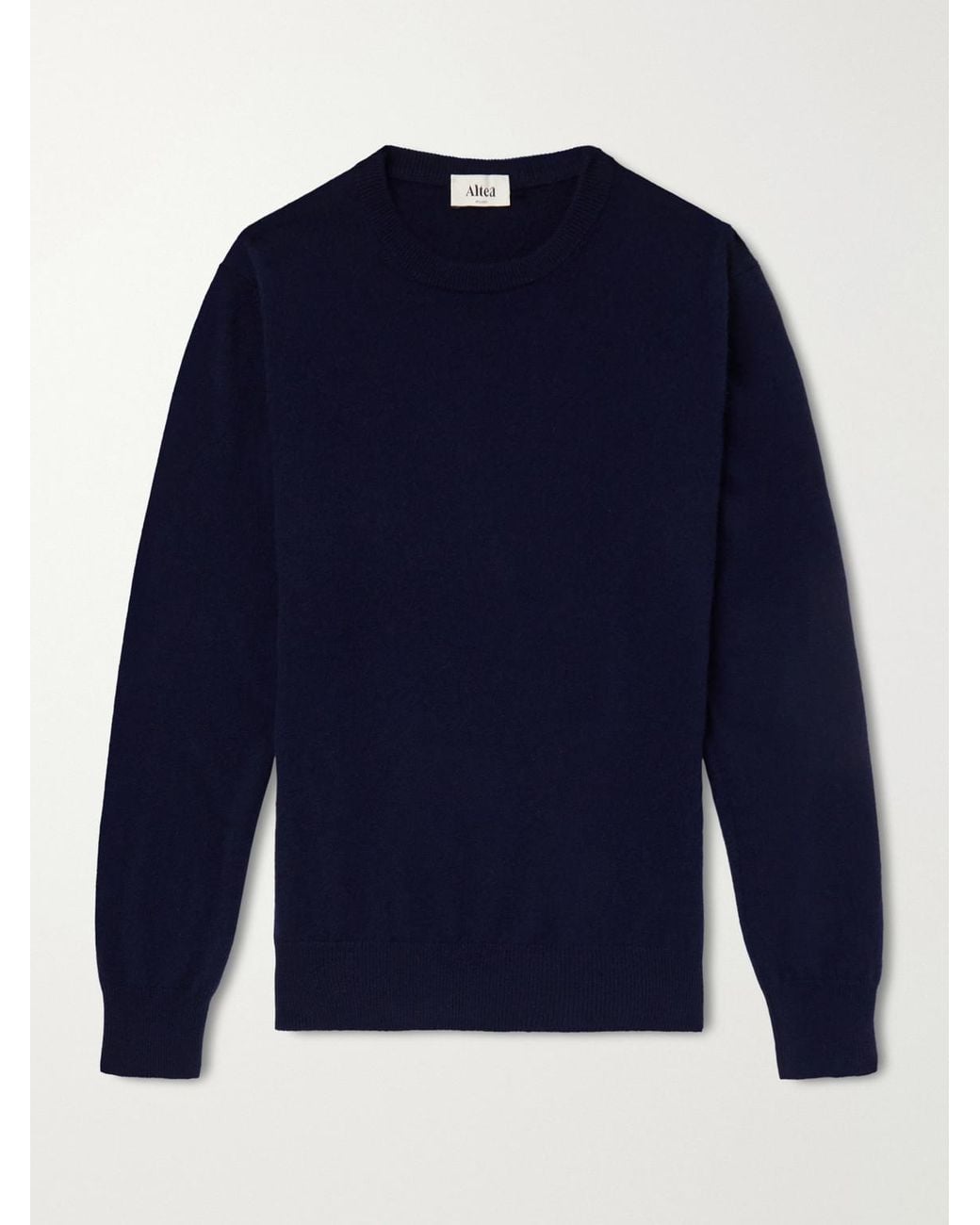 Altea Blue Cashmere Sweater for men