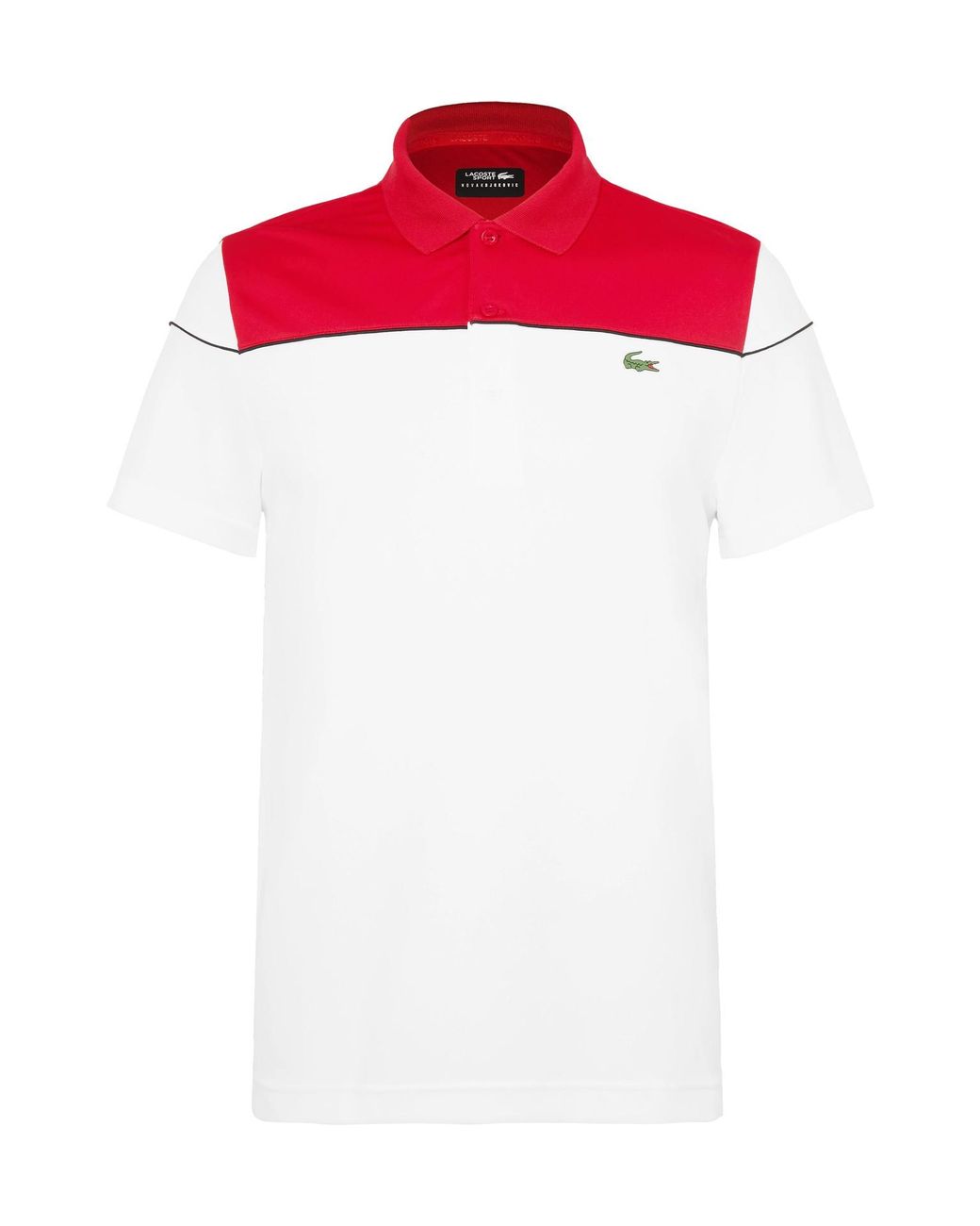Lacoste Sport Novak Djokovic Piqué Tennis Polo Shirt in White for Men | Lyst