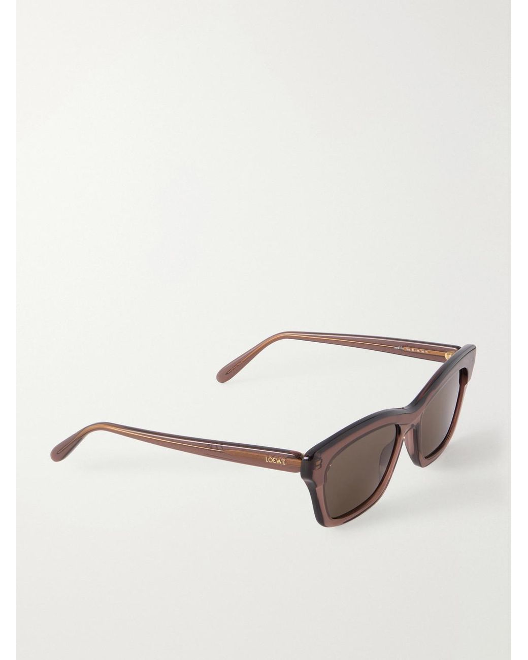 Loewe Brown Slim D-frame Acetate Sunglasses for men