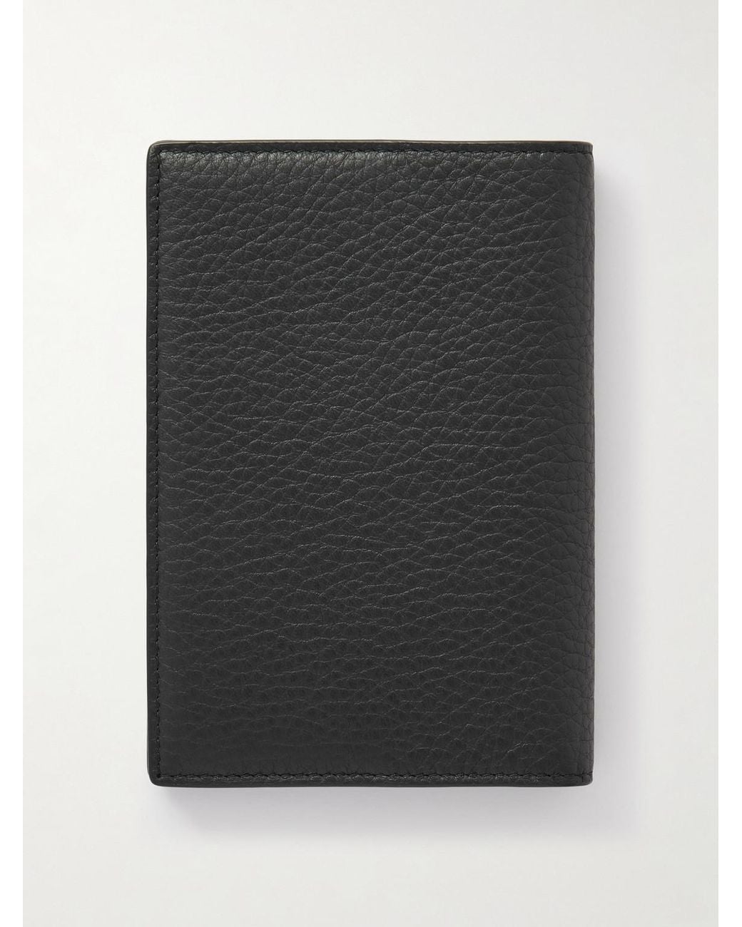 Saint Laurent Black Full-Grain Leather Billfold Wallet for men