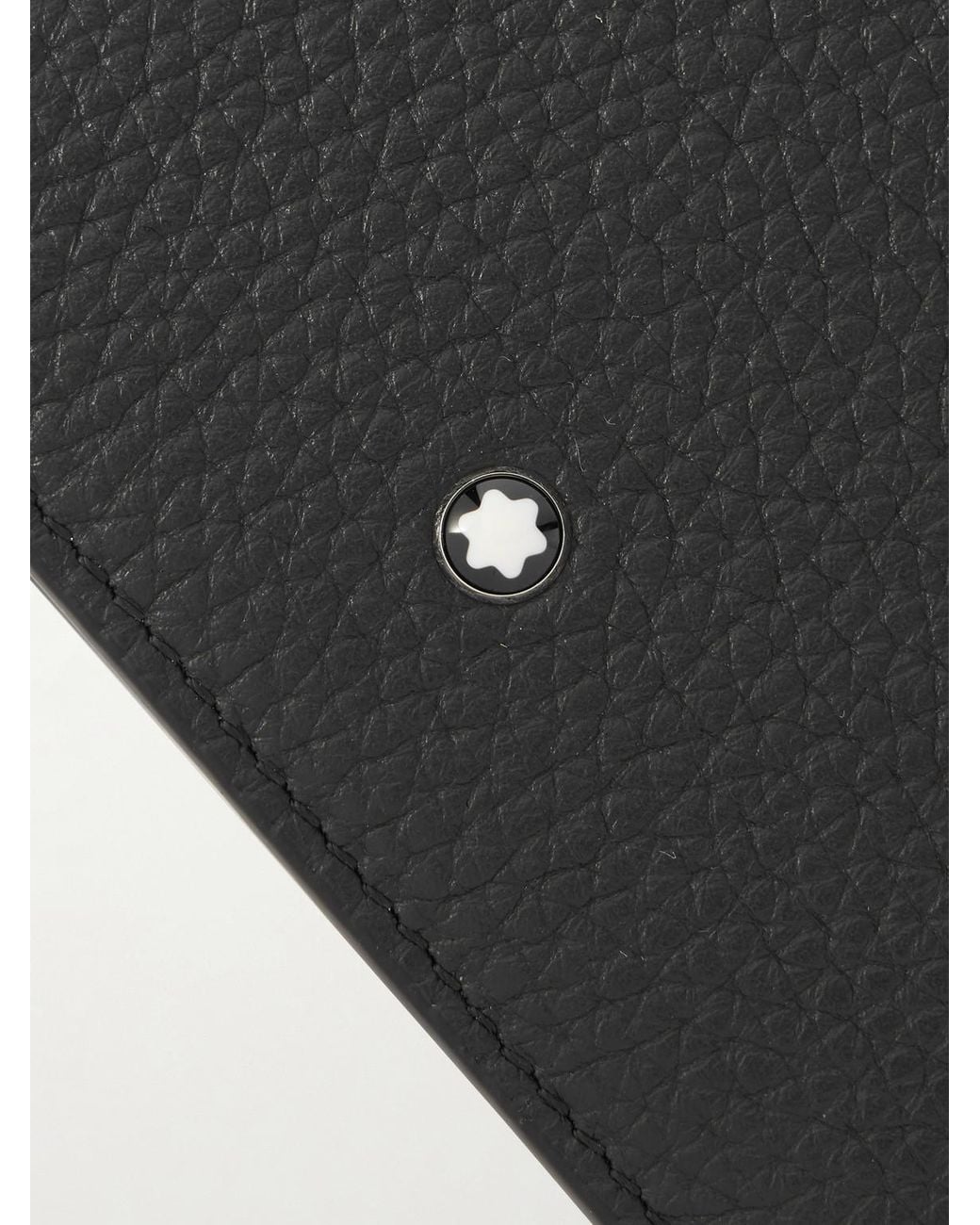 Montblanc Black Full-Grain Leather Wallet for men