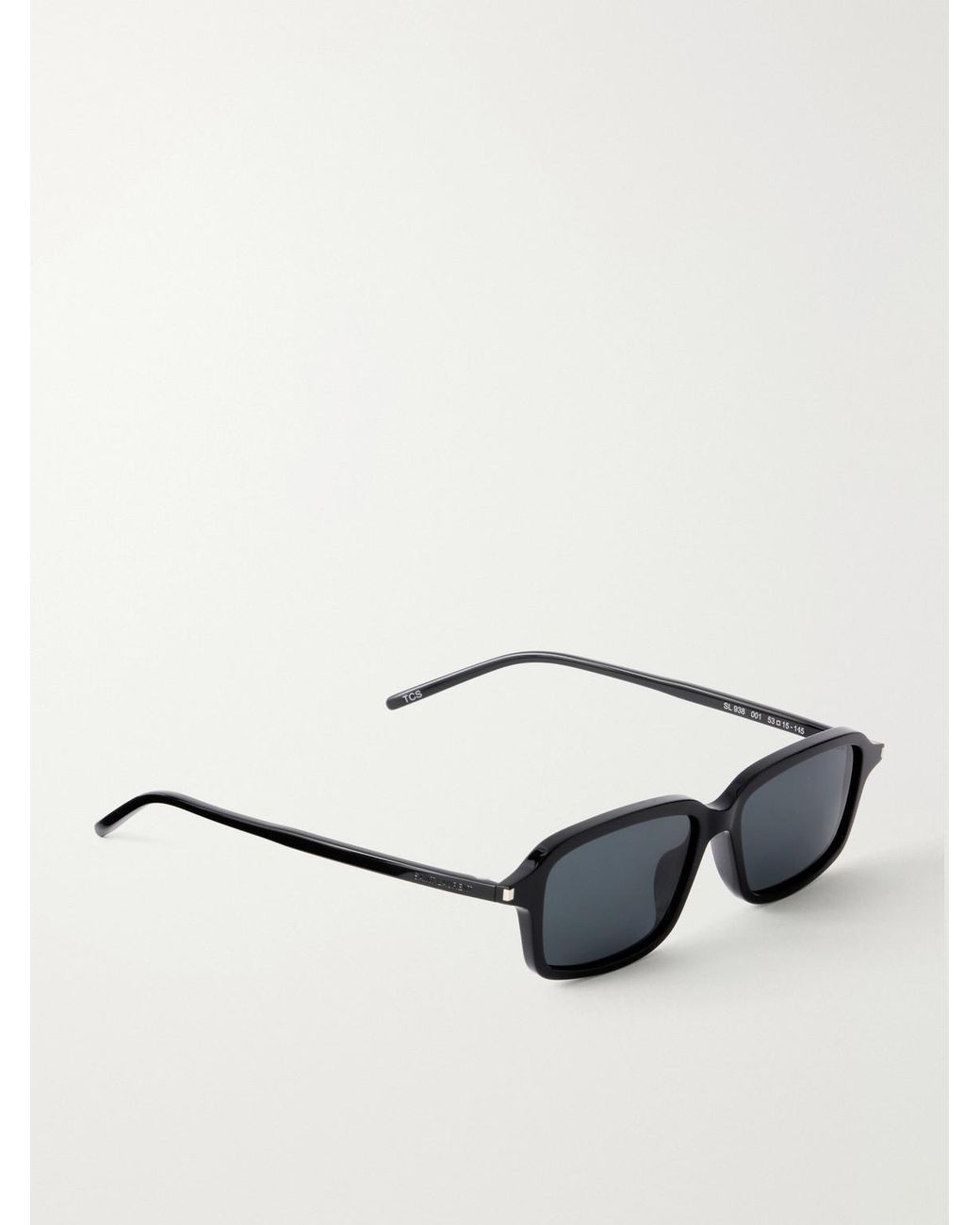 Saint Laurent Black Sl 938 Square-frame Recycled Acetate Sunglasses for men
