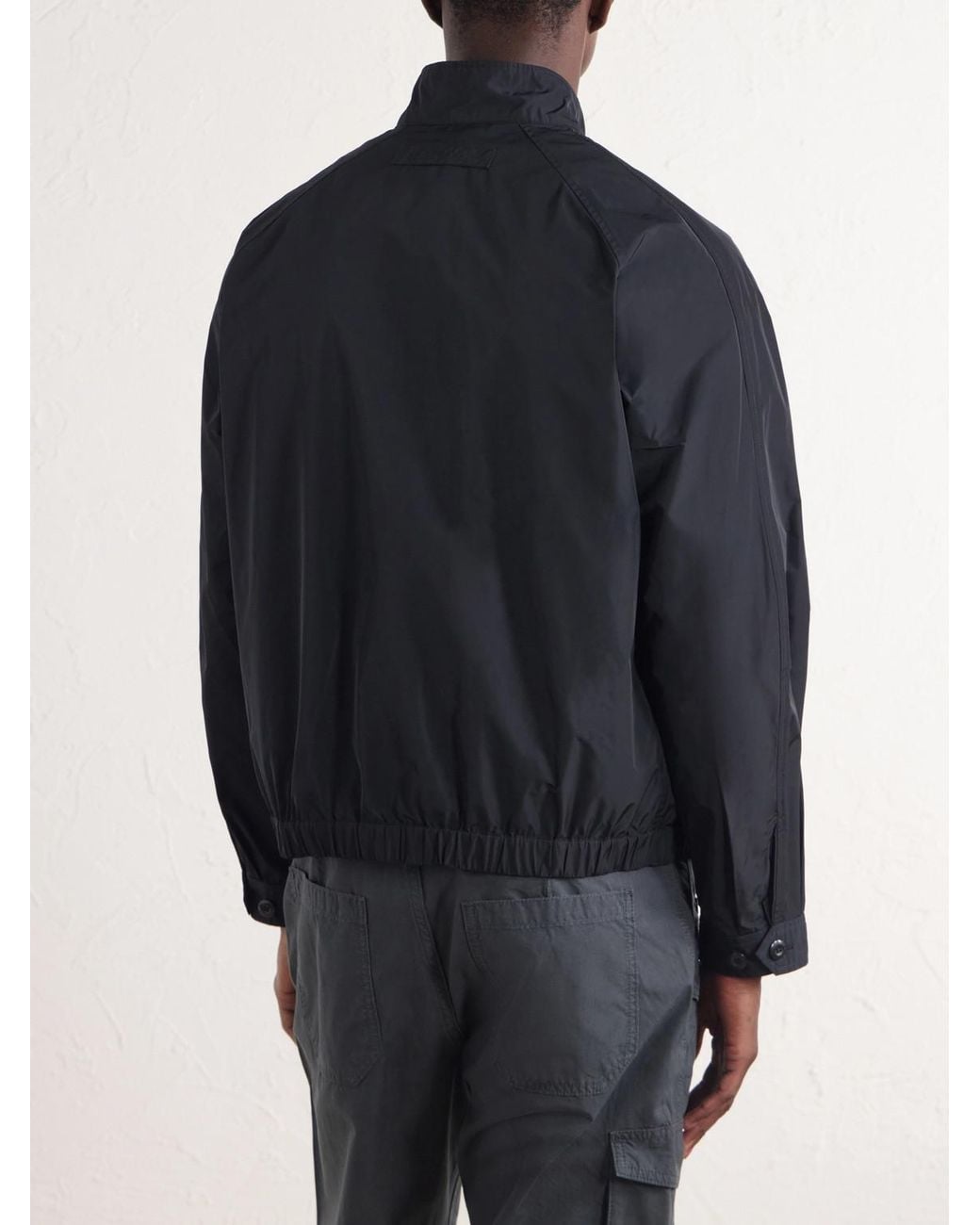 Aimé Leon Dore Blue Embroidered Shell Jacket for men