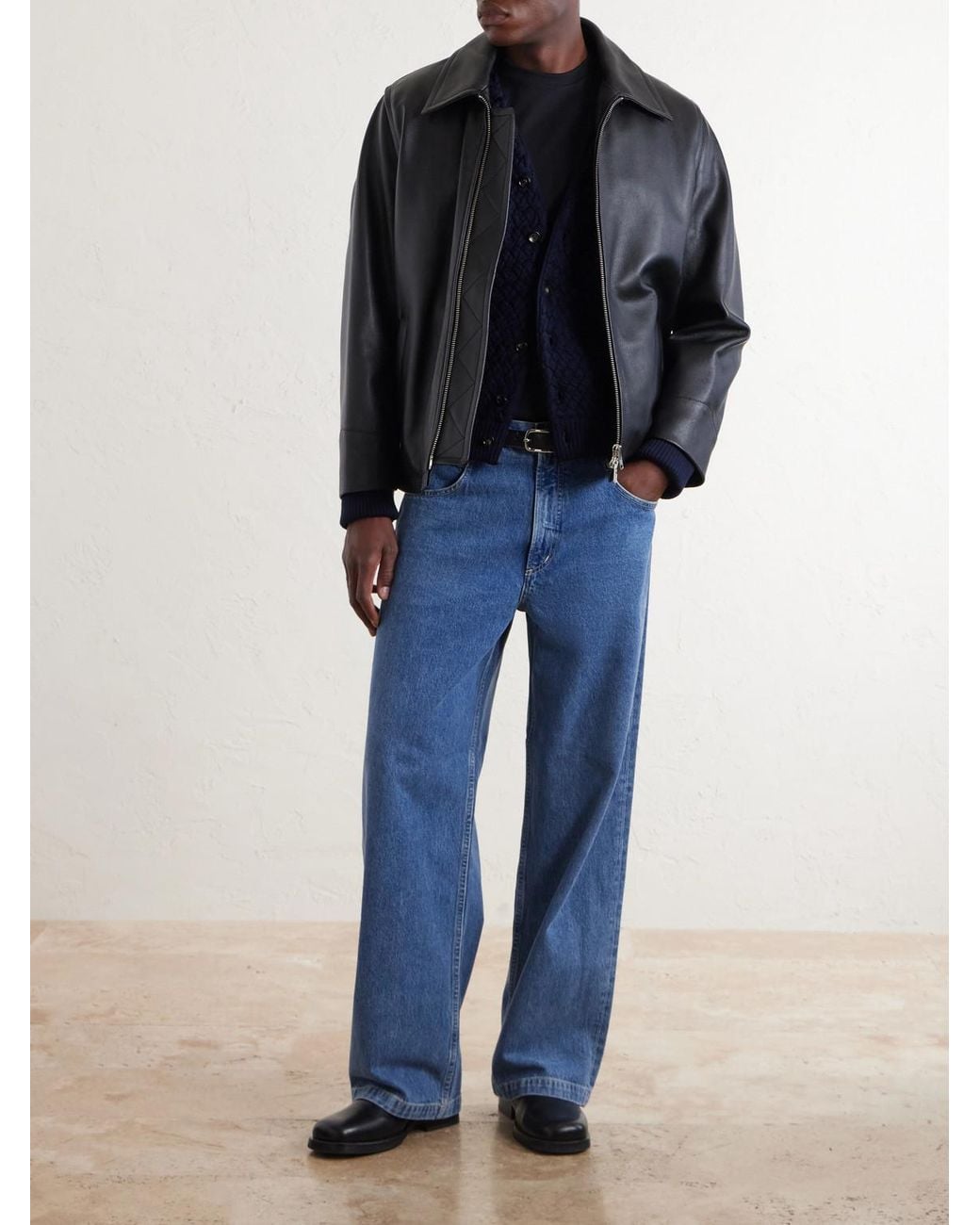 Agolde Blue Grover Wide-Leg Jeans for men
