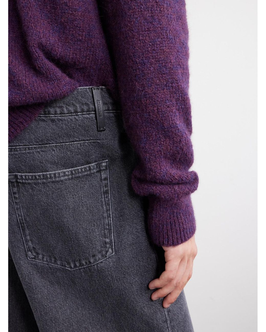 Jil Sander Blue Wide-Leg Jeans for men