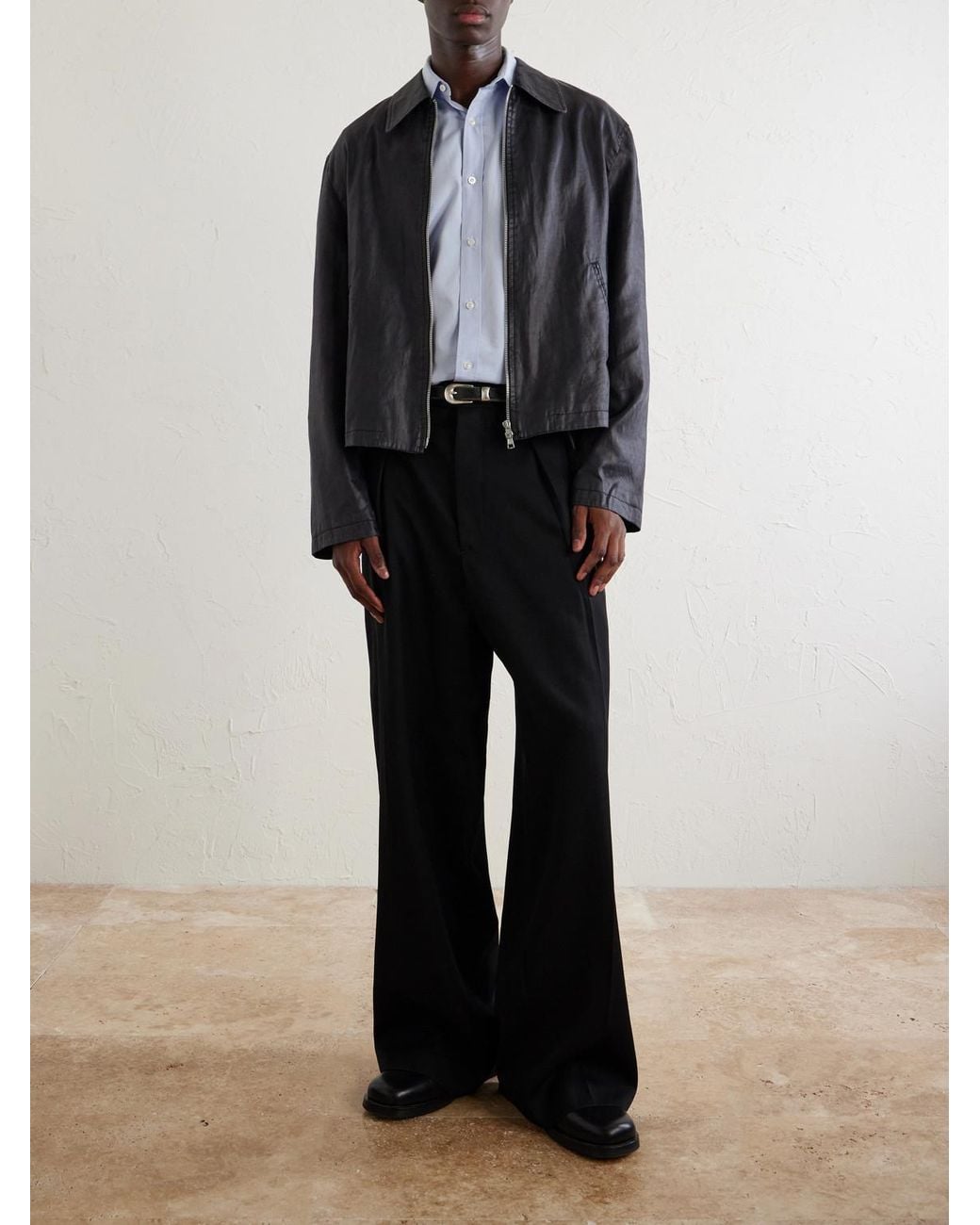 Our Legacy Black Tencellyocell Blouson Jacket for men