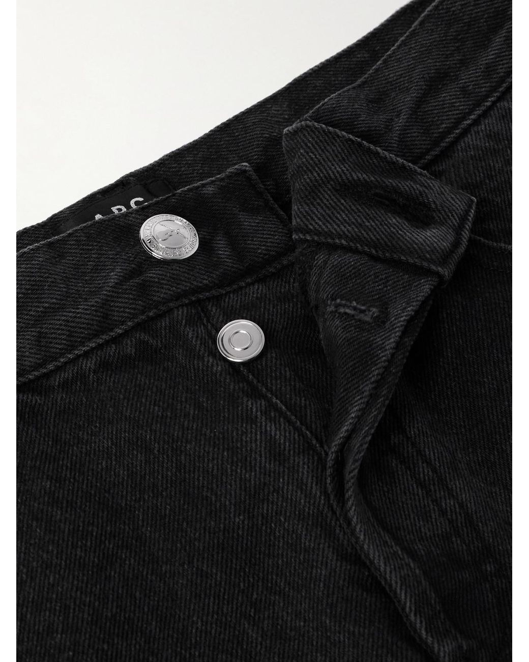 A.P.C. Black New Standard Slim-Fit Straight-Leg Jeans for men