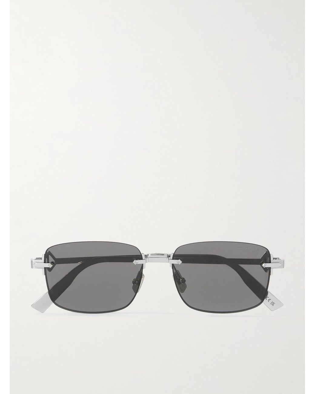 Dior Cd Diamond S11U Rectangular-Frame Rimless-Tone Sunglasses in