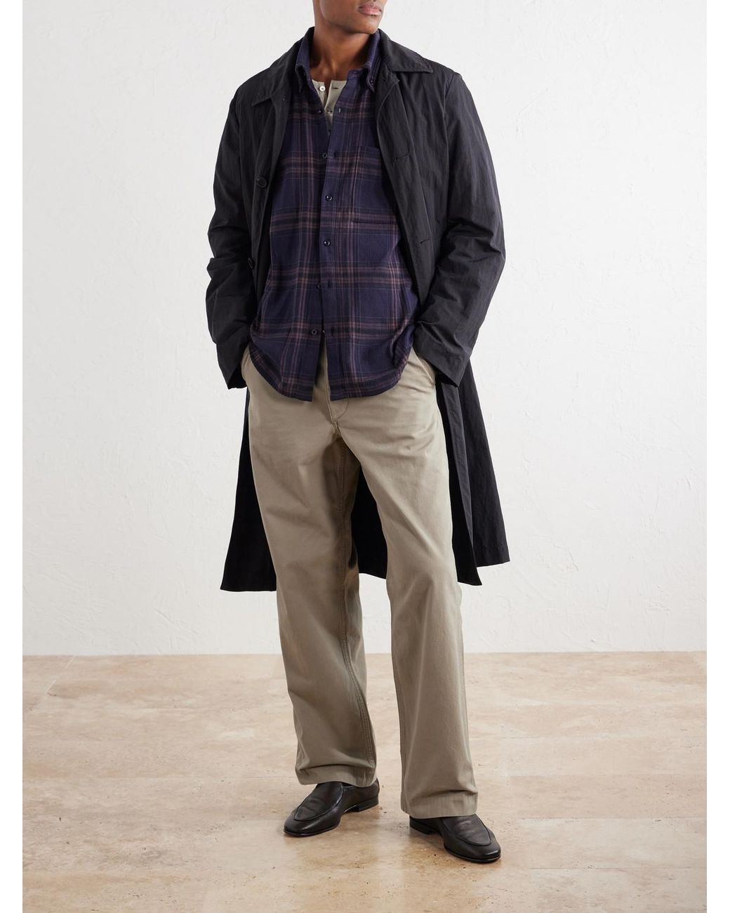Kardo Blue Ronald Checked Cotton Shirt for men