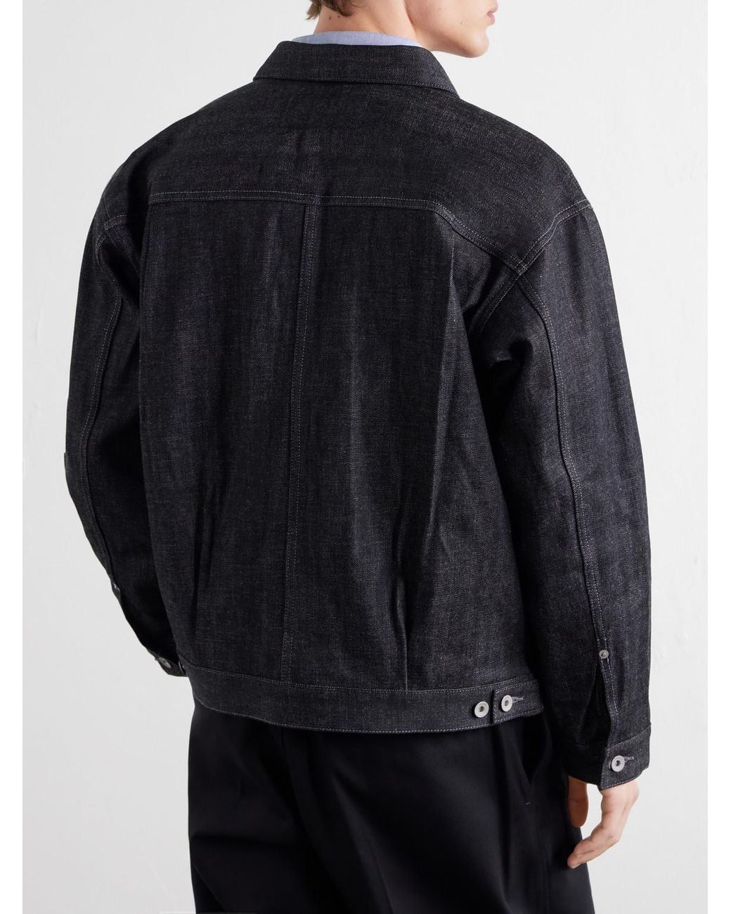 Neighborhood Black Denim Jacket for men