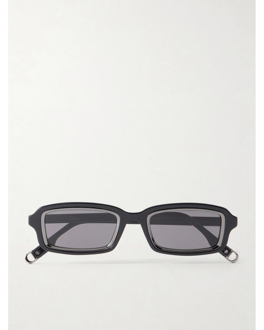Dior Black Diorsymbol S2I Rectangular-Frame Acetate Sunglasses for men