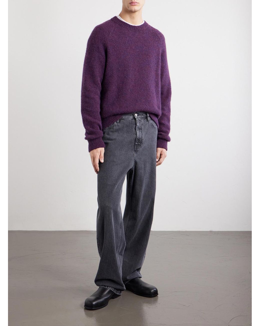 Jil Sander Blue Wide-Leg Jeans for men