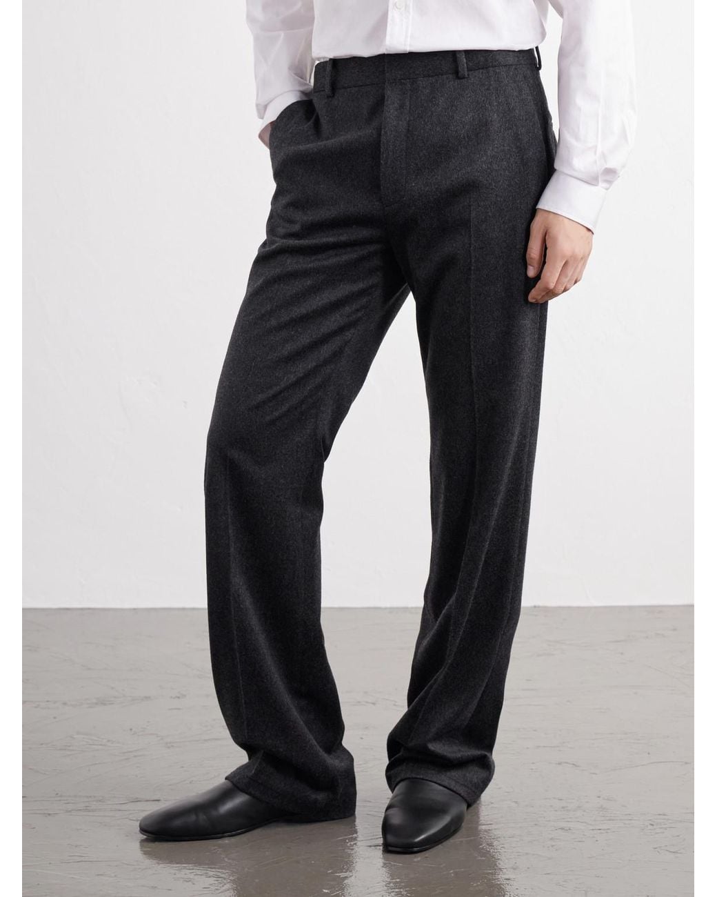 Totême Blue Straight-Leg Wool And Cashmere-Blend Suit Trousers for men