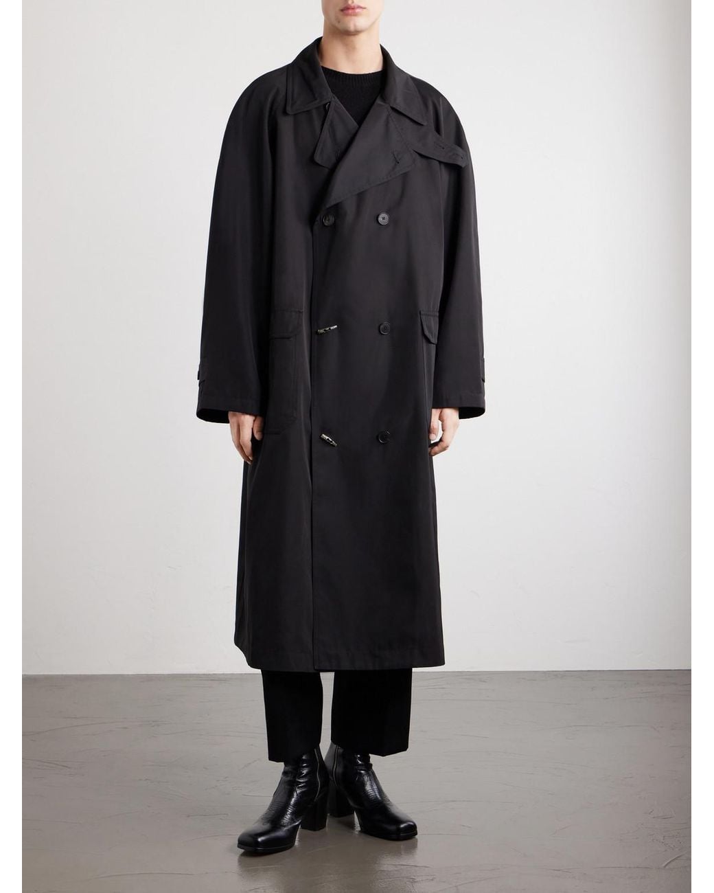 Enfants Riches Deprimes Black I'M Your Twill Trench Coat for men