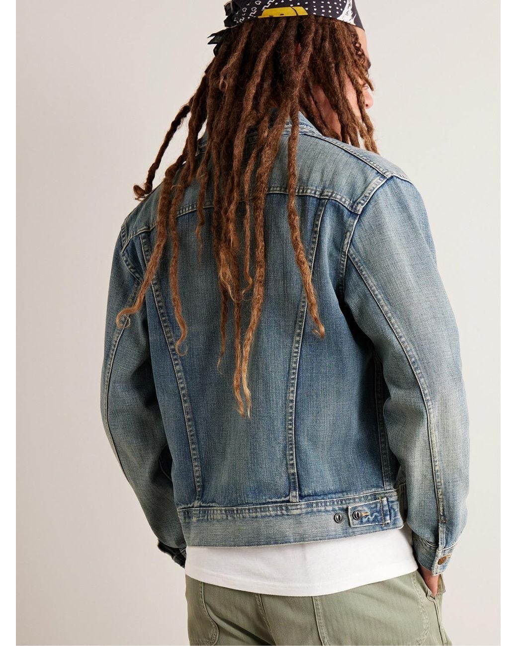 RRL Blue Denim Jacket for men