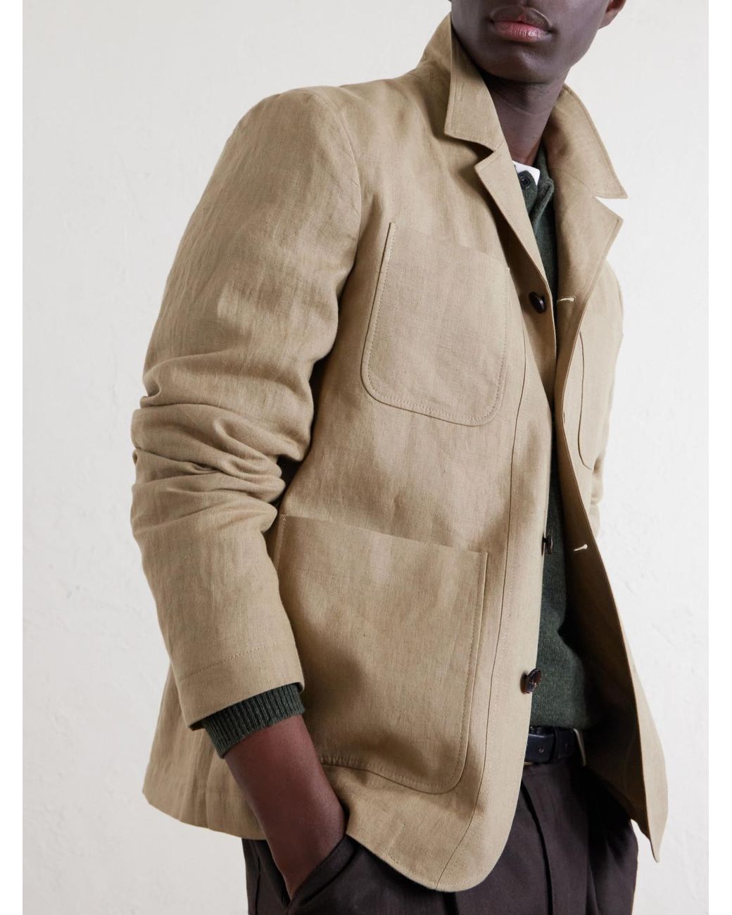 Mr P. Natural Linen Blazer for men