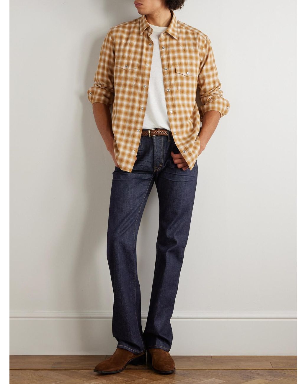 Tom Ford Blue Slim-Fit Jeans for men