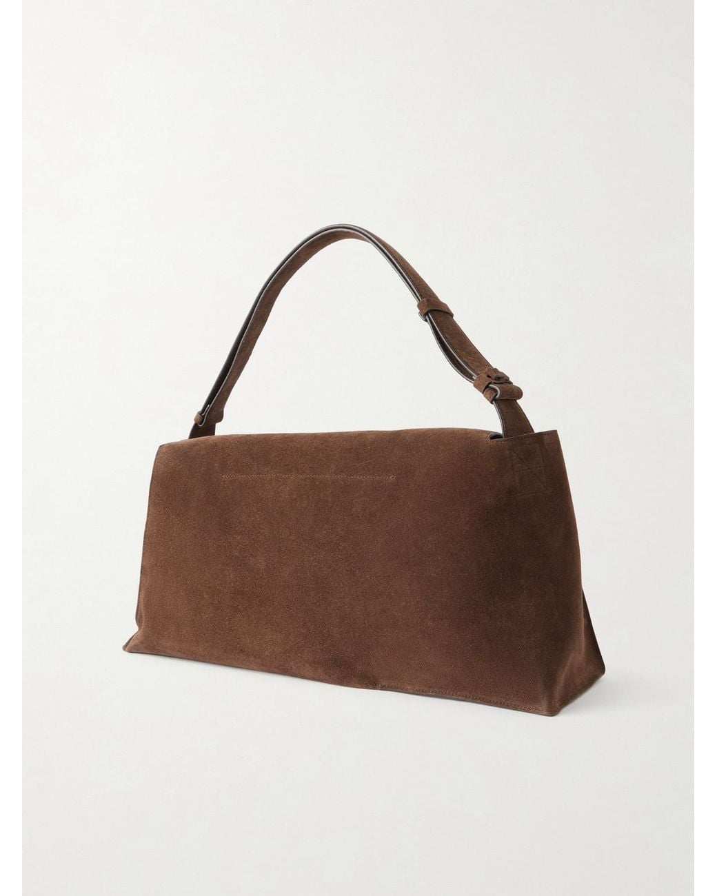 Studio Nicholson Brown Shiboru Suede Messenger Bag for men