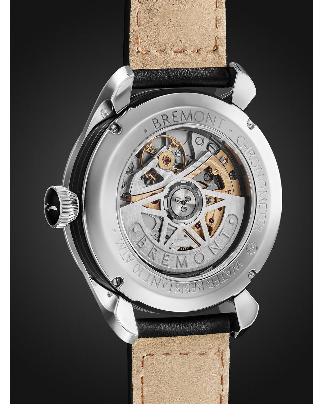 Bremont Black Fury Automatic Stainless Steel Watch, Ref. Fury-Bk-Ss-R-S for men