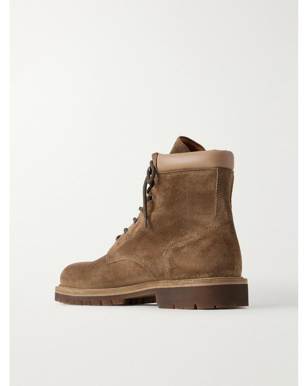 Officine Creative Brown Boss 002 Suede Boots for men