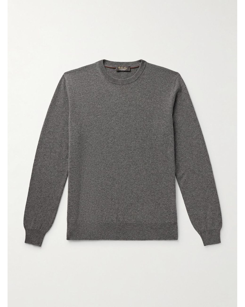 Loro Piana Gray Slim-Fit Baby Cashmere Sweater for men