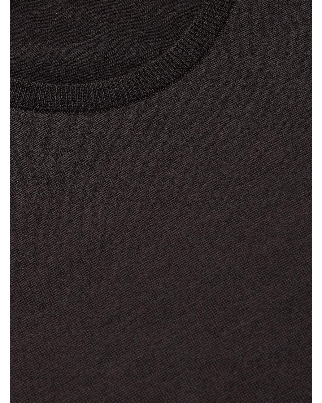 John Smedley Blue Lundy Slim-Fit Merino Wool Sweater for men