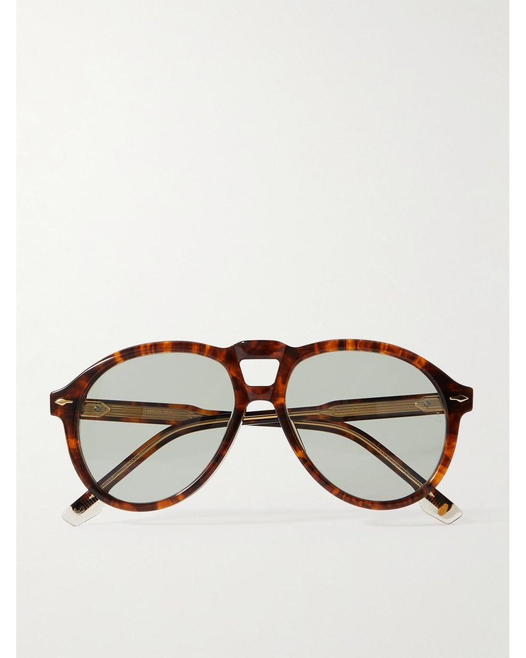 Jacques Marie Mage Multicolor Valkyrie Double-Bridge Aviator-Style Acetate Sunglasses for men