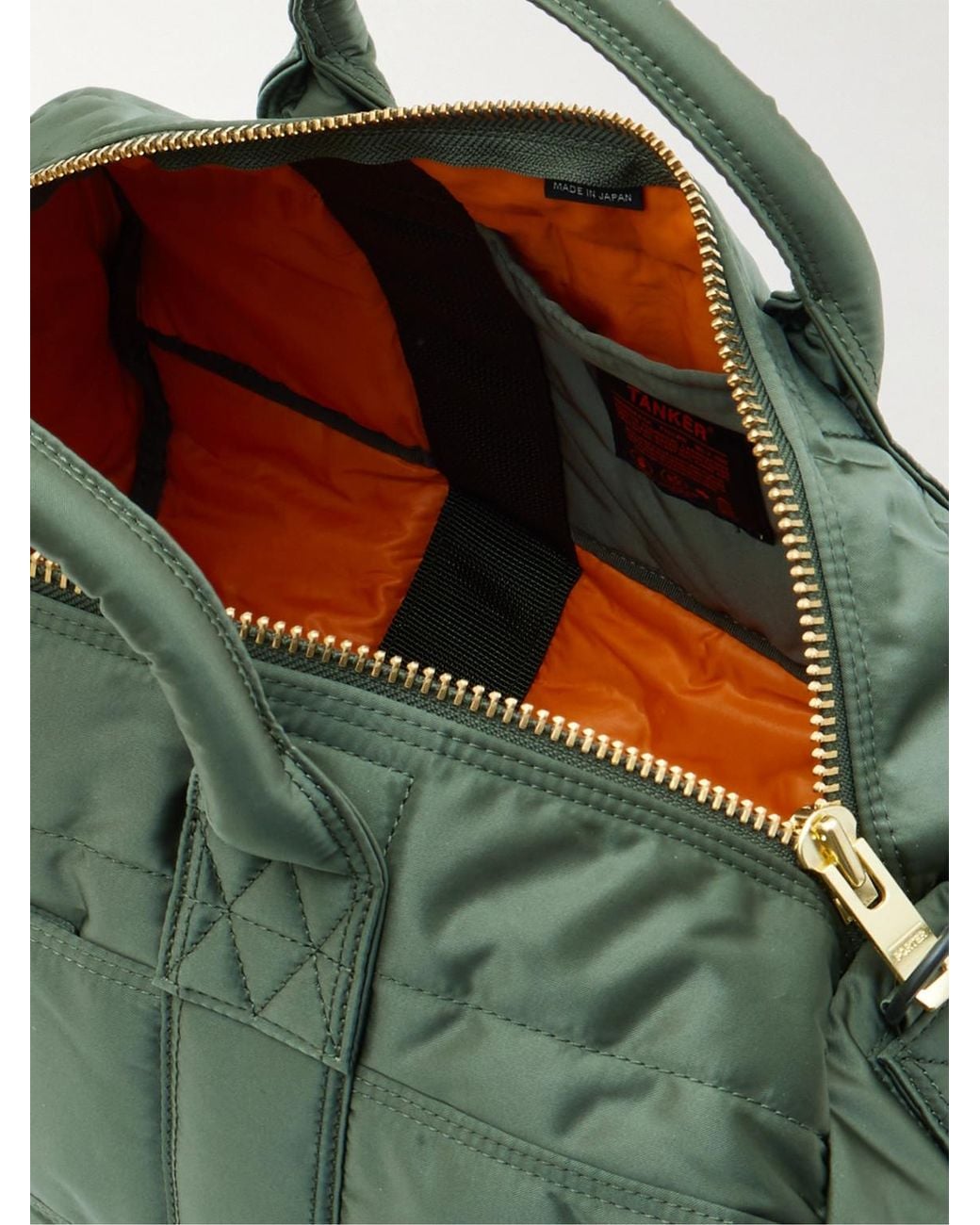 Porter-Yoshida and Co Green Tanker Drum Nylon-twill Weekend Bag for men