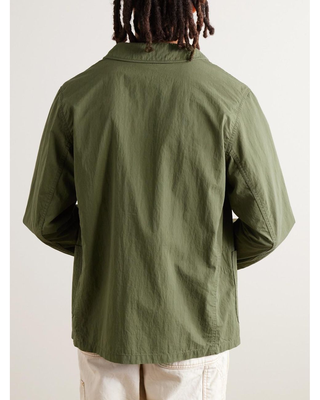 Kapital Green Cotton-Blend Ripstop Jacket for men