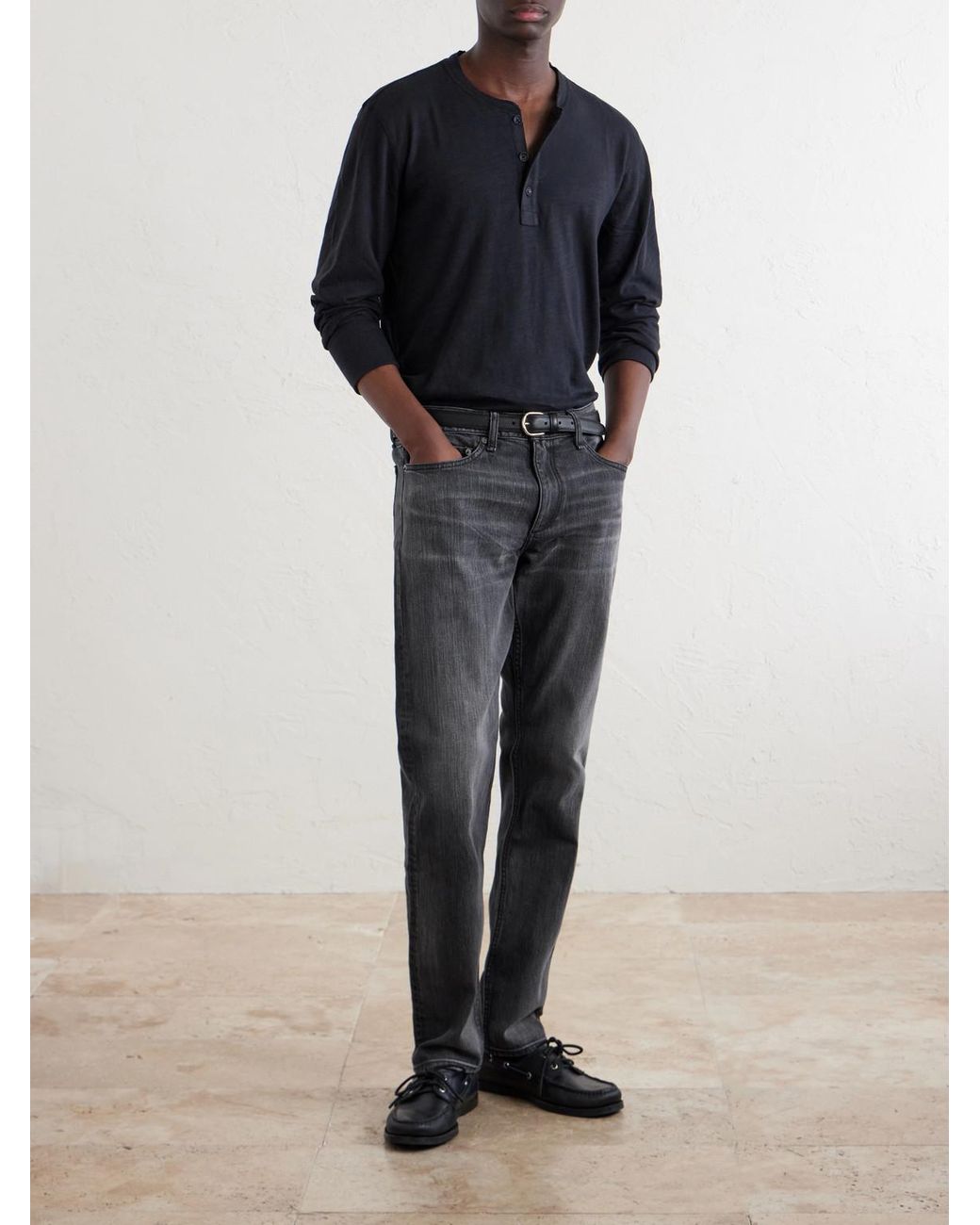 Rag & Bone Gray Fit 3 Authentic Slim-Fit Stretch-Denim Jeans for men