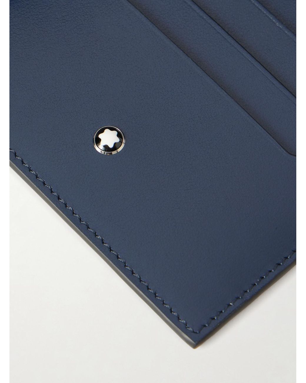 Montblanc Blue Meisterstück Leather Cardholder for men
