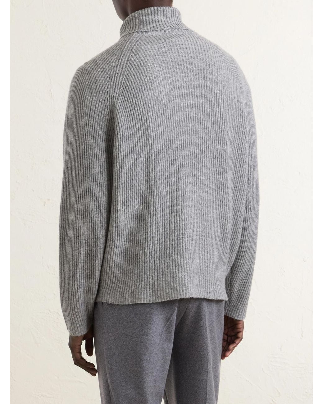 Gabriela Hearst Gray Wigman Cashmere Sweater for men