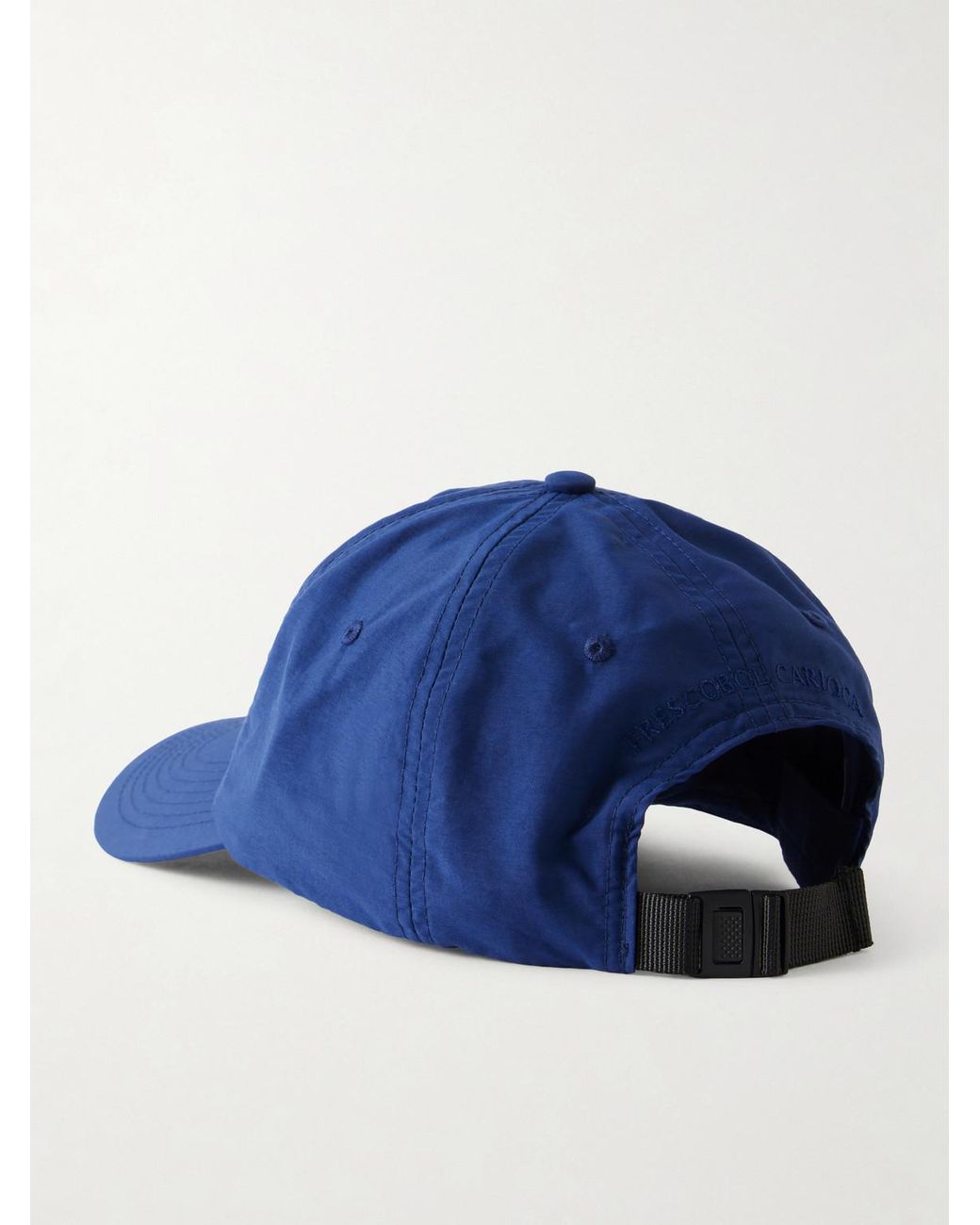 Frescobol Carioca Blue Fernando Logo-Embroidered Baseball Cap for men
