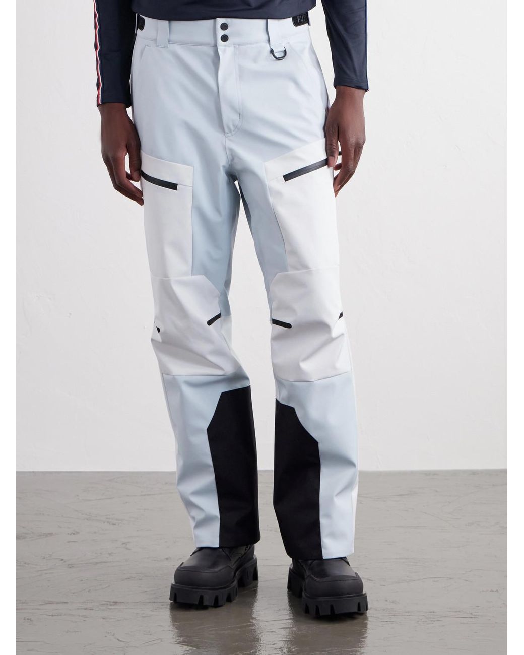 Fusalp Blue Sidyo Straight-Leg Paneled Padded Ski Pants for men