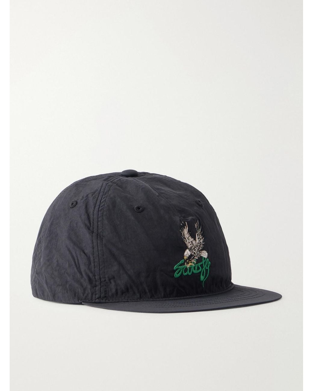 Satisfy Blue Flitesilk Logo-Embroidered Panelled Shell Cap for men