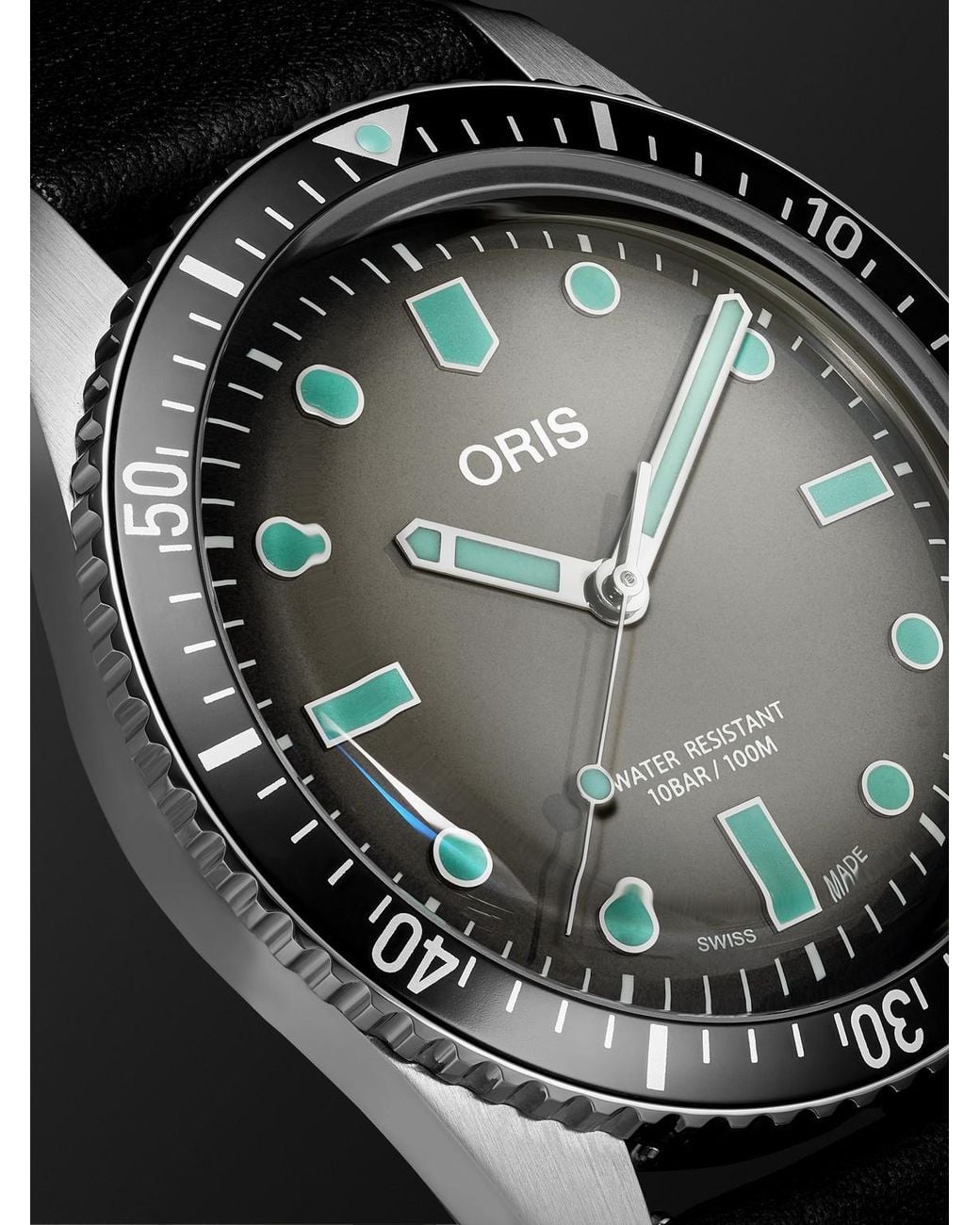 Oris Black Divers Sixty-Five Automatic Stainless Steel Watch, Ref. 01 733 7707 4053-07 5 20 89 for men