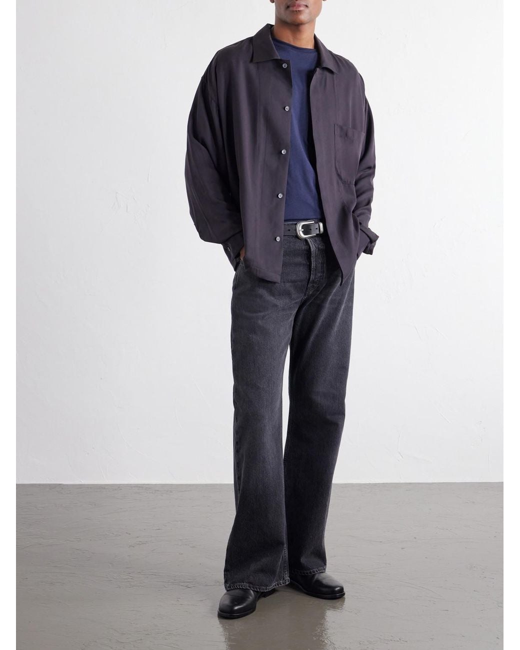 A Kind Of Guise Blue Rumba Lyocell-blend Shirt for men